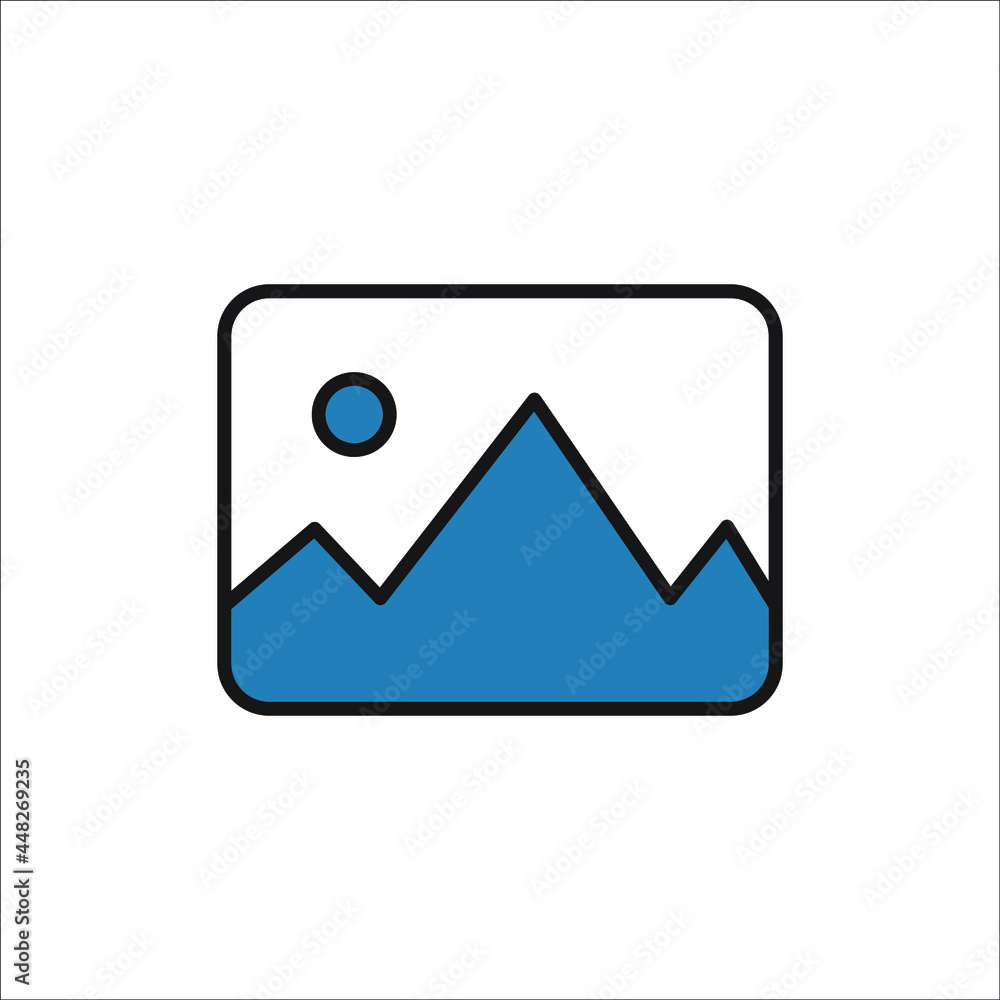 Picture icons symbol vector elements for infographic web Picture icons symbol vector elements for infographic web