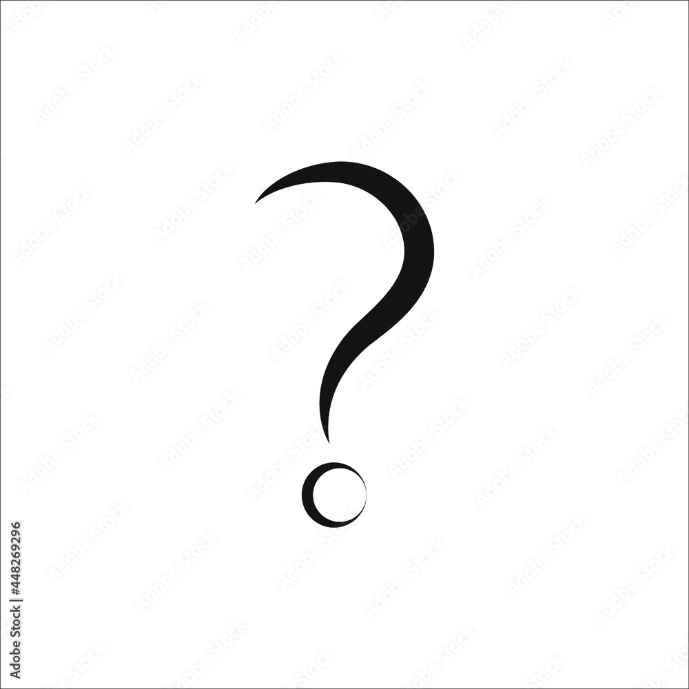 Question Mark icon symbol vector elements for infographic web Question Mark icon symbol vector elements for infographic web