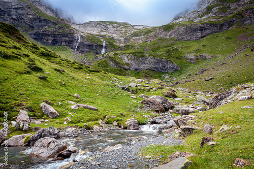 cirque de troumouse landscape in the french pyrenees