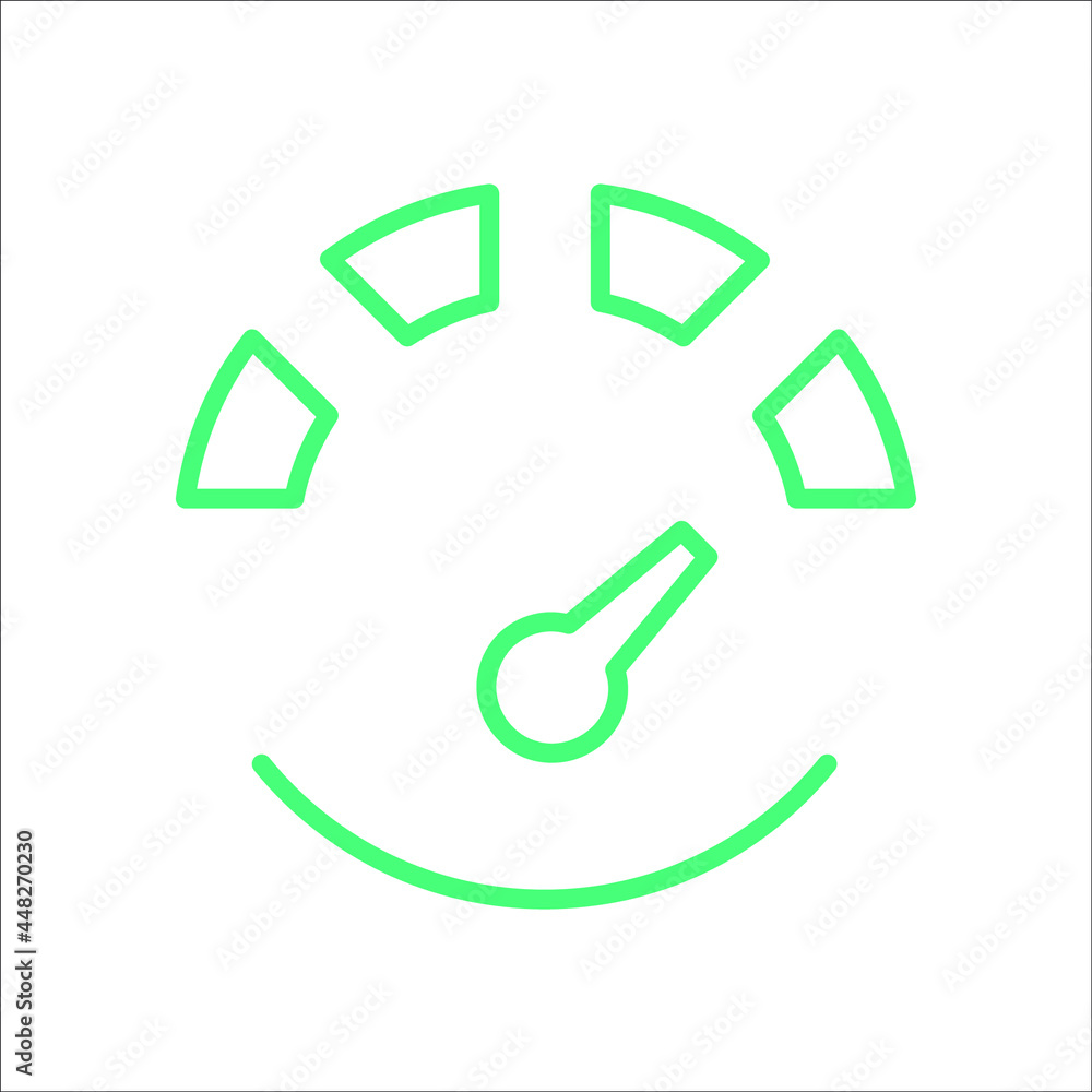 Speedometer icons symbol vector elements for infographic web Speedometer icons symbol vector elements for infographic web