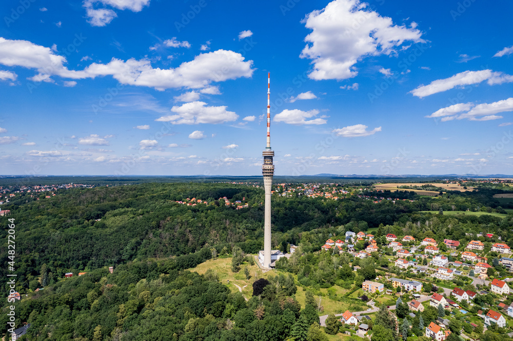 Obraz premium Fernsehturm Dresden