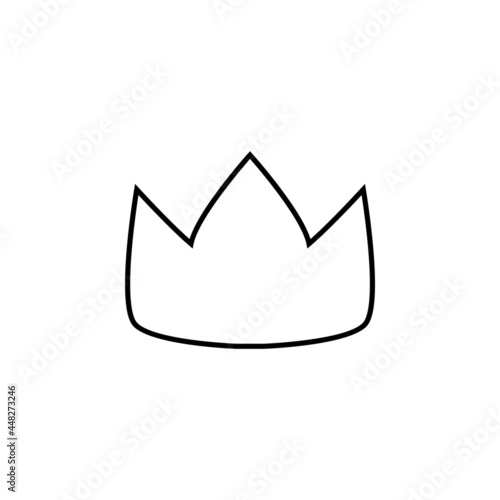 crown icon, king vector, queen illustration