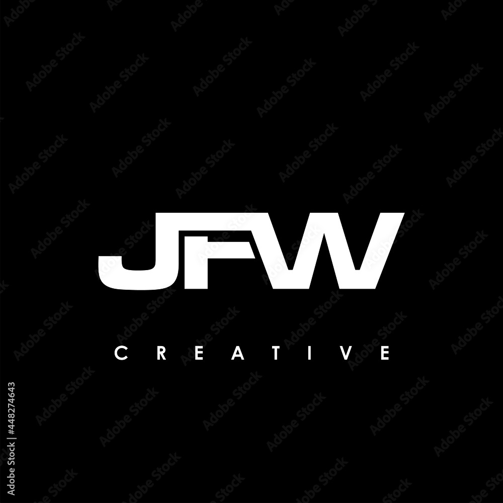 JFW Letter Initial Logo Design Template Vector Illustration JFW Letter Initial Logo Design Template Vector Illustration