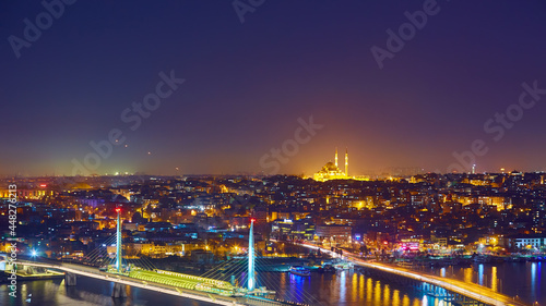 Night lights of Istanbul