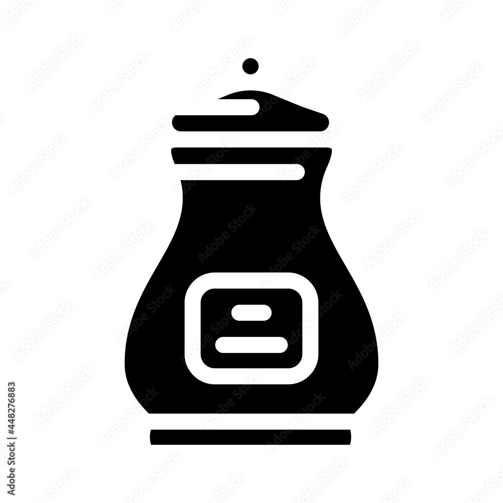 burial urn glyph icon vector. burial urn sign. isolated contour symbol black illustration burial urn glyph icon vector. burial urn sign. isolated contour symbol black illustration