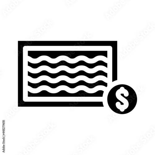 rainbow gif from nyan cat glyph icon vector. rainbow gif from nyan cat sign. isolated contour symbol black illustration