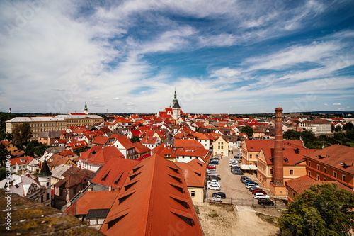 Canvastavla the town of Tabor, southern Bohemia