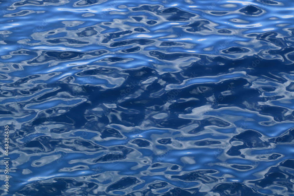 Blue water background , surface of Adriatic sea Blue water background , surface of Adriatic sea