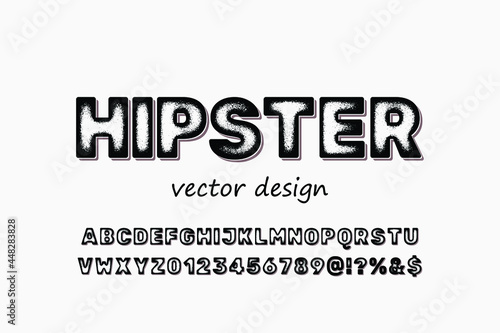 alphabet font.Vector of colorful stylized font and alphabet, Vector of colorful stylized font and alphabet Typography urban style silver and golden fonts for technology, digital, vector illustration 
