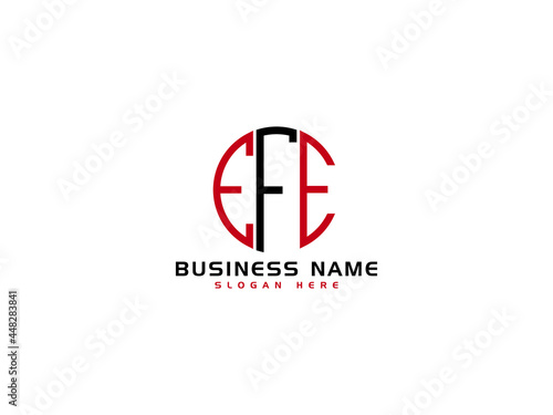 Quadro su tela Creative EFE Logo Letter Vector Image Design For Business