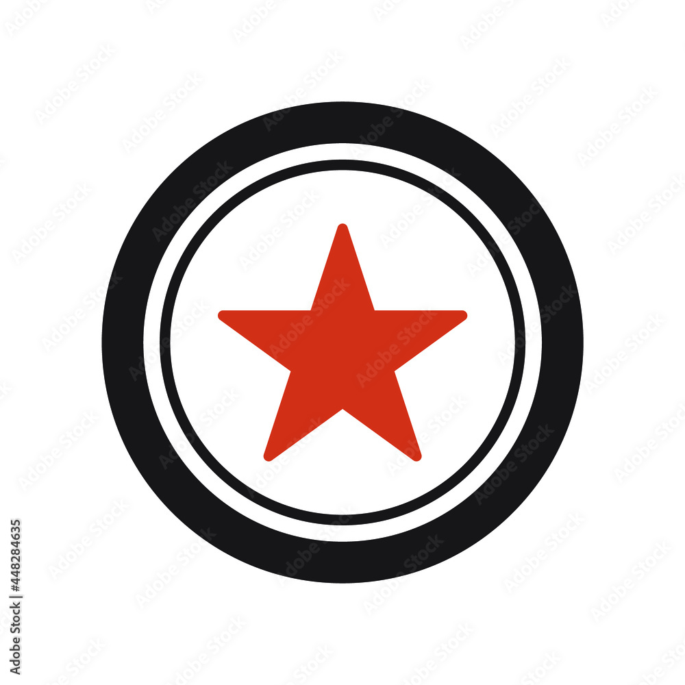 Stars in circle icons symbol vector elements for infographic web Stars in circle icons symbol vector elements for infographic web