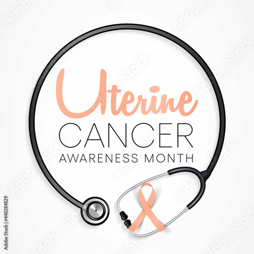 Uterine Cancer awareness month is observed every year in September, it is a type of cancer that begins in the uterus. Vector illustration