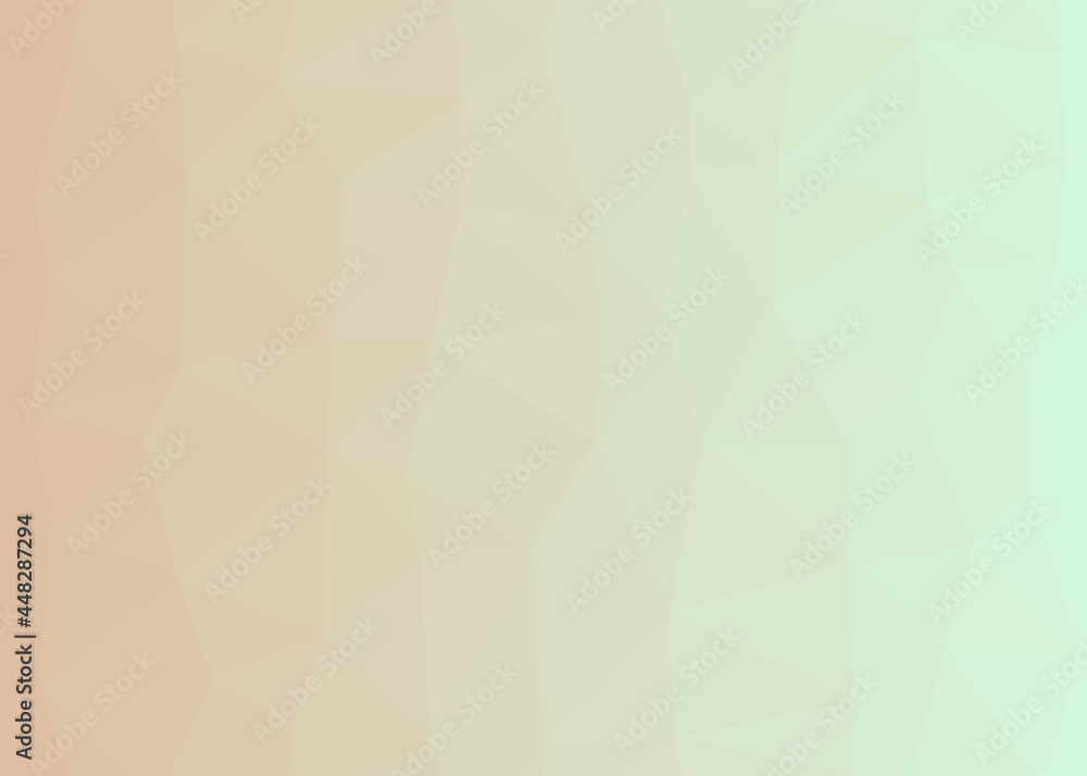 Fototapeta premium Abstract color Low-Polygones Generative Art background illustration