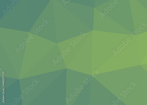 Abstract color Low-Polygones Generative Art background illustration