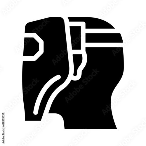 worker welder glyph icon vector. worker welder sign. isolated contour symbol black illustration