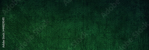 nice panorama green abstract background. green fabric texture background