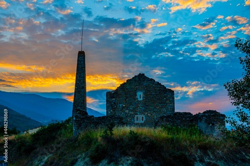 church in the sunset