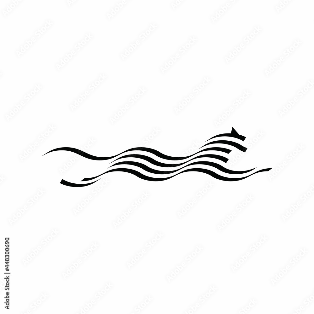 Running Lion Tiger Cheetah Panther Puma with stripes wave like Zebra