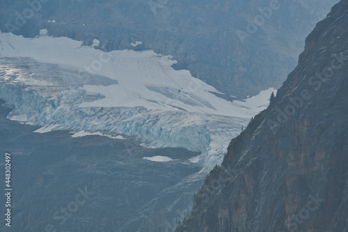 A view of Angel glacier on Mt. Edith Cavell.   Jasper AB Canada   © haseg77