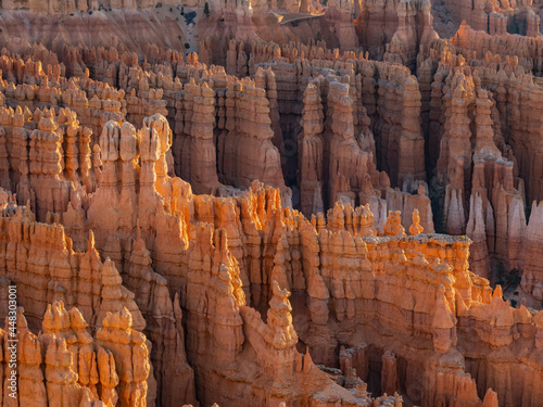 Beautiful sunrise of the Inspiration Point of Bryce Canyon National Park