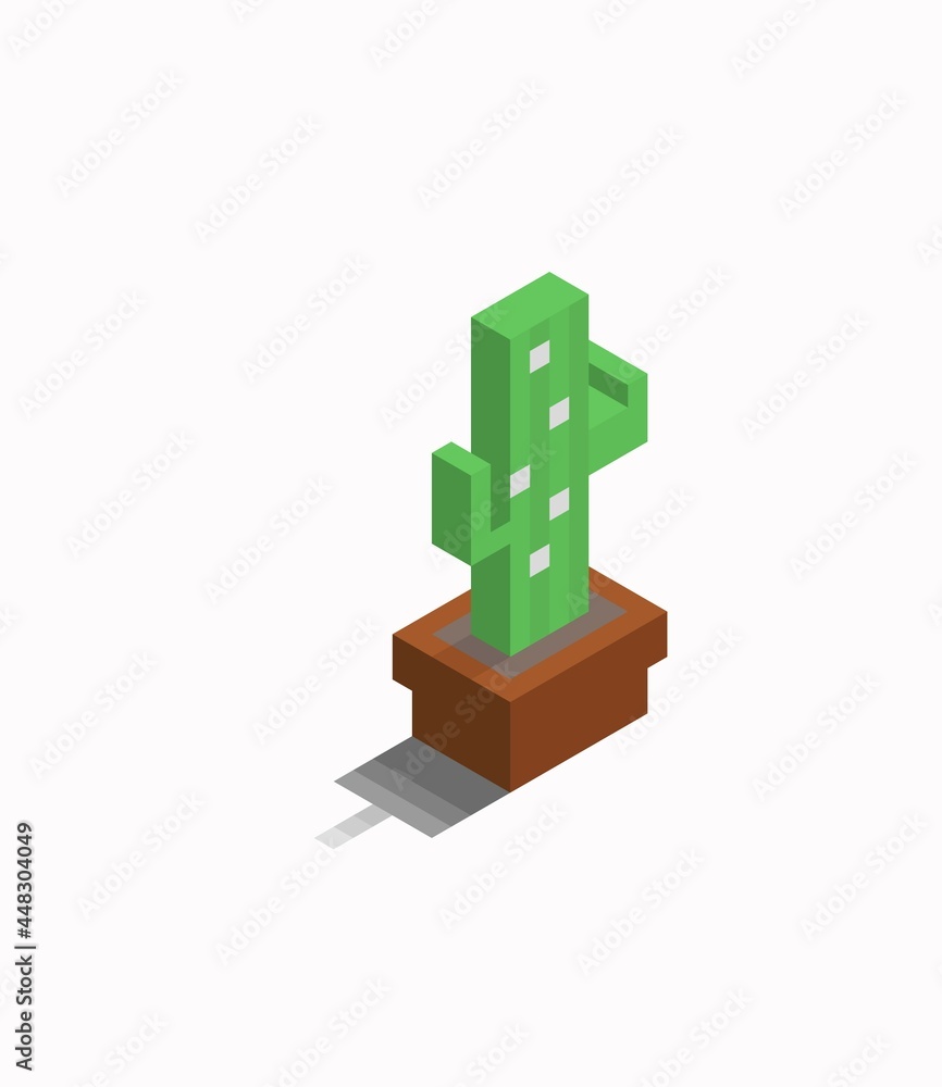 ブロックのサボテン ブロックのサボテン