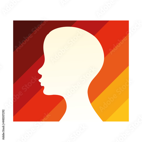 silhouette profile character