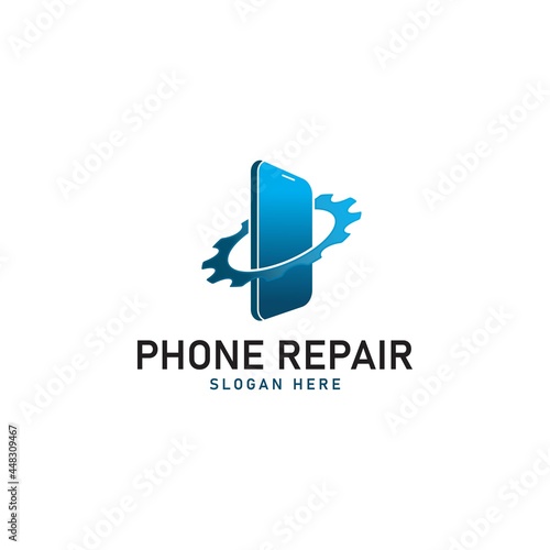Phone Repair Logo Design Template