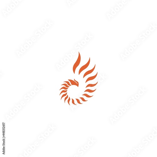 bird design concept icon template white background vector illustration