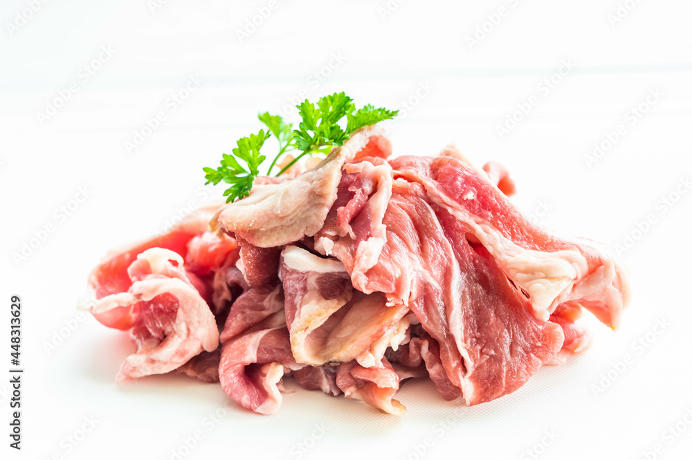 ラム肉のスライス