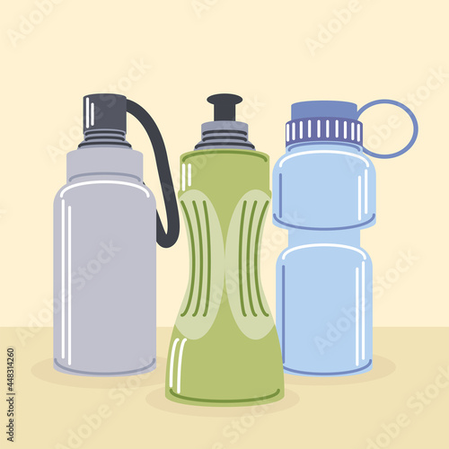 portable thermos icons photo