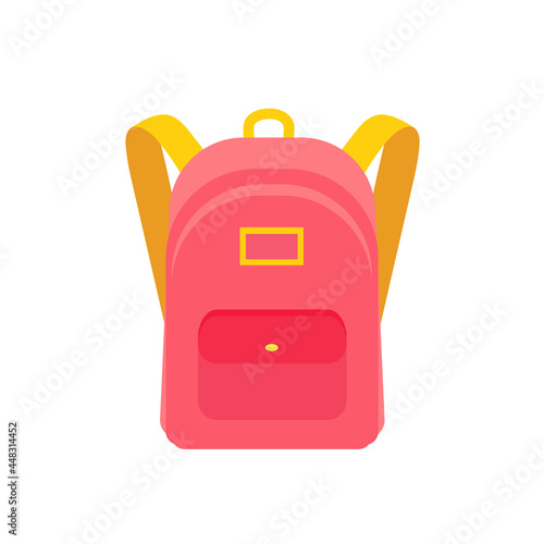 classroom school supplies stationery, pencil case, pen, pile of books, photorealistic literature,notebook, notebook textbook,school bag,Palettes and brushes in art,colored pencils. vector illustration