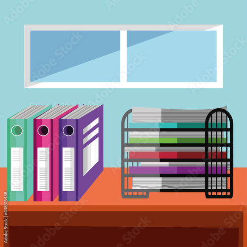 paperwork binders office