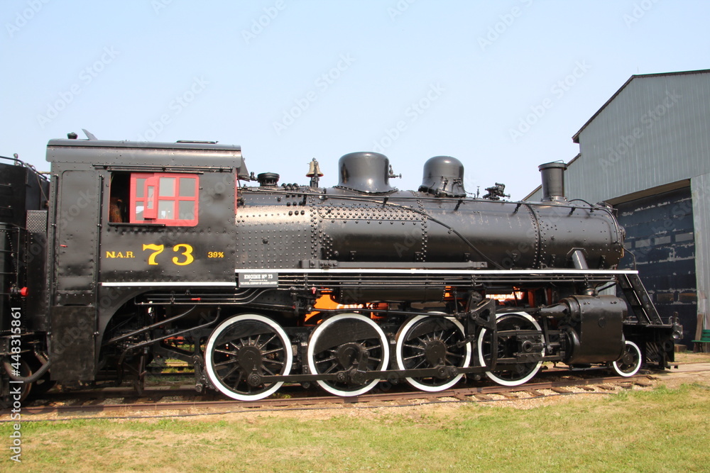 Side Of The Locomotive, Alberta Railway Museum, Edmonton, Alberta