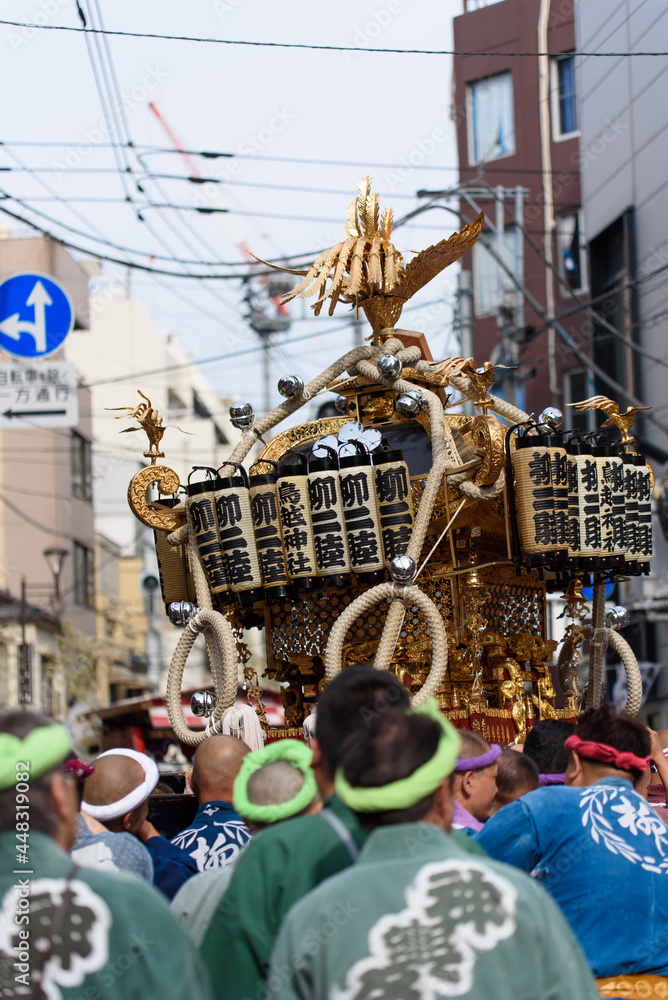 A traditional Japanese festival.