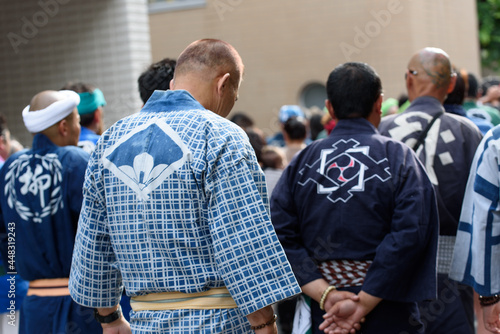 A traditional Japanese festival. photo