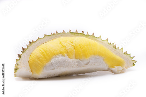 Durian, isolated from white background