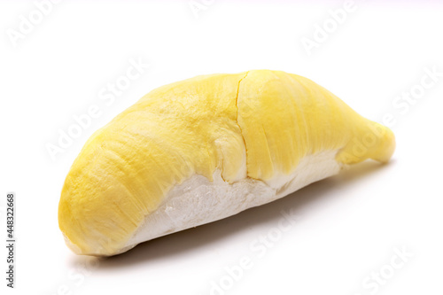 Durian, isolated from white background