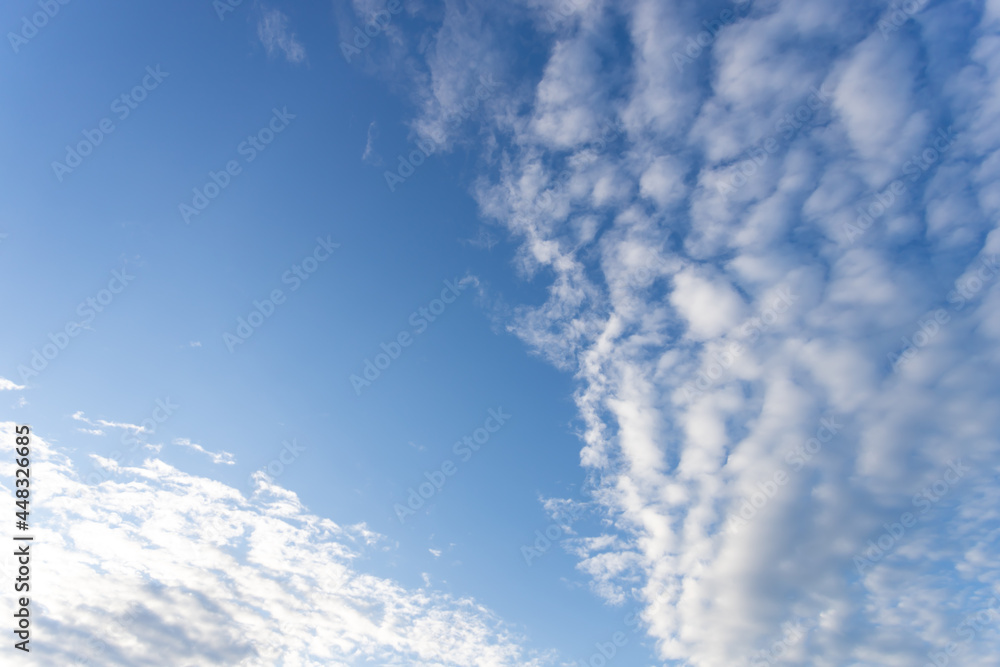 Beautiful blue sky with nice clouds looks like a river in the sky Beautiful blue sky with nice clouds looks like a river in the sky