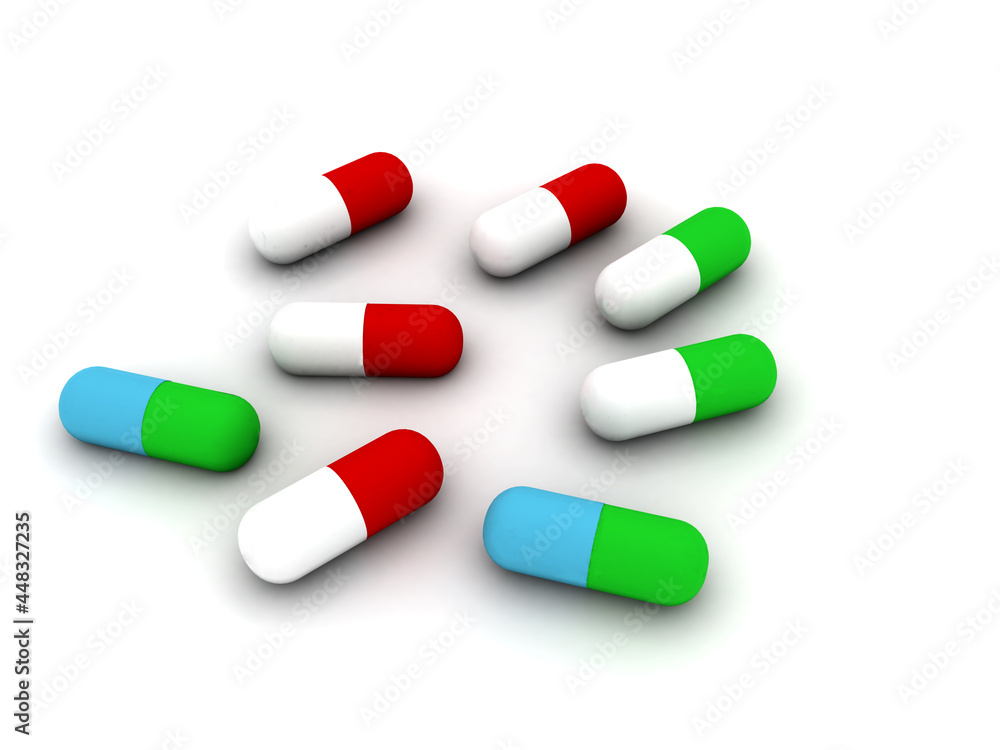 a large medical capsule with a medicinal product .3d rendering of a medicine capsule a large medical capsule with a medicinal product .3d rendering of a medicine capsule