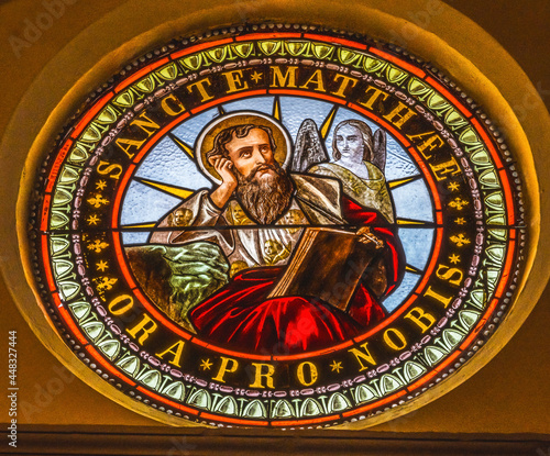 Saint Matthew Stained Glass Cathedral Punta Arenas Chile photo