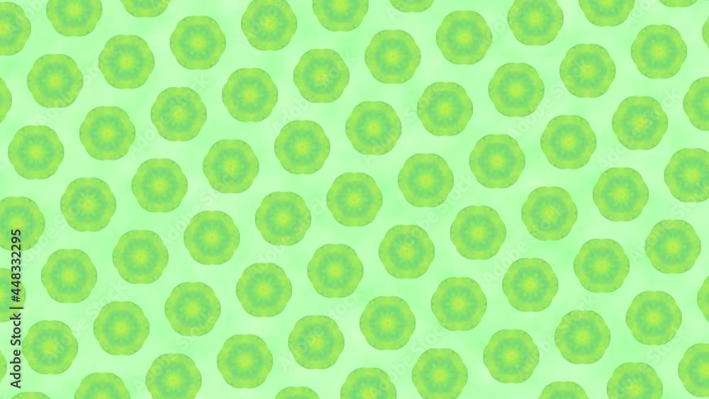 Changing green flower background. 4K loopable motion illustration. Changing green flower background. 4K loopable motion illustration.