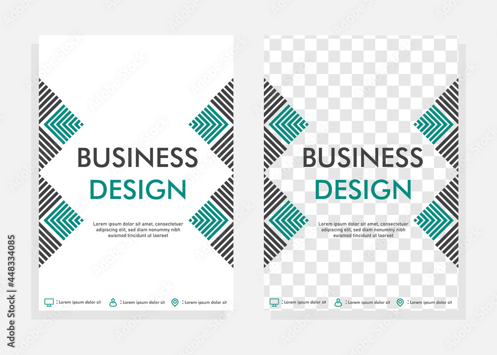 Fototapeta premium business cover design template. flyer design template. perfect for business marketing, promotion, and presentation.