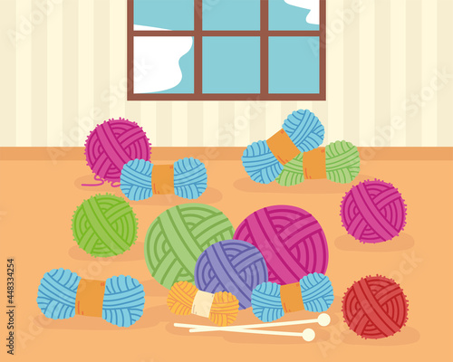 wools balls of yarn