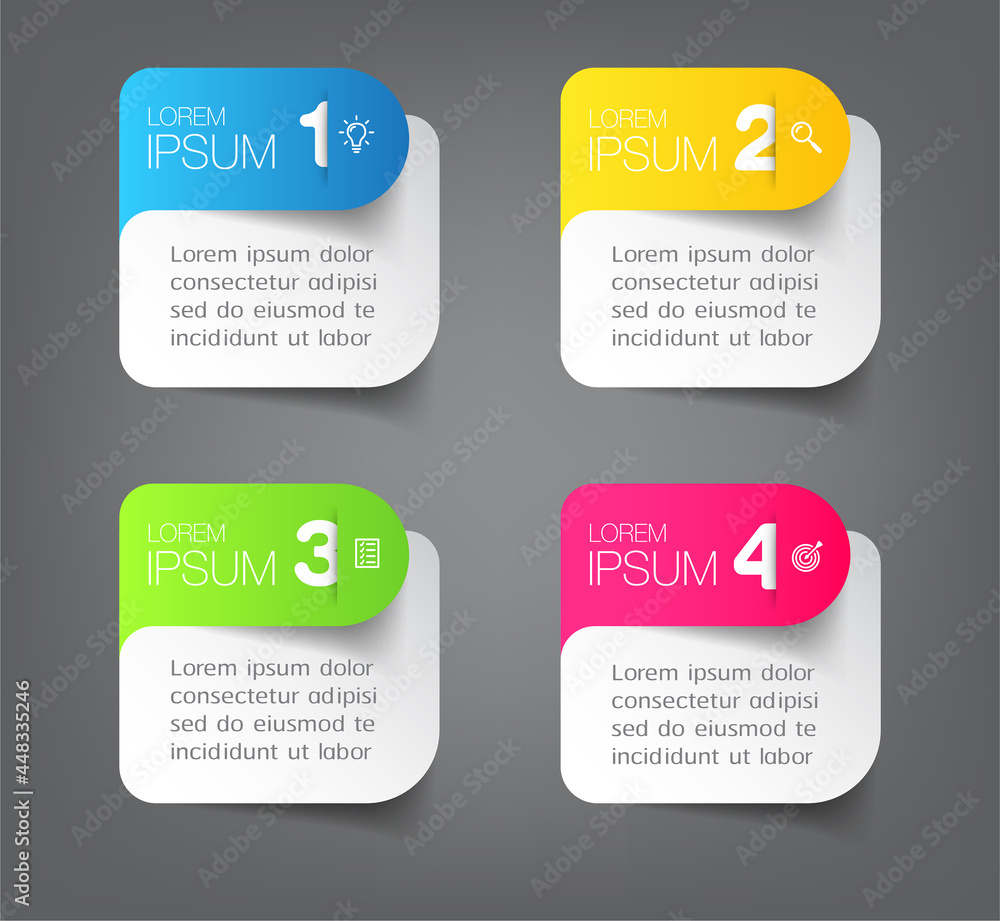 modern text box template, infographics banner modern text box template, infographics banner