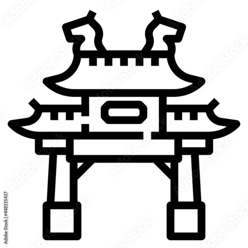 autumn_china line icon