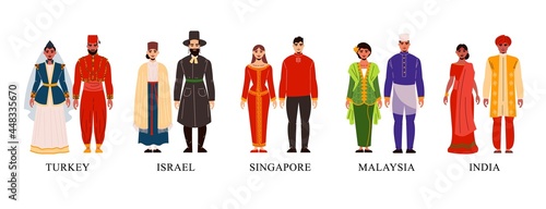 Asian National Clothes Set