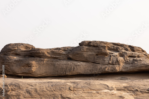 rock isolated on white background