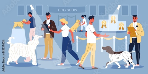 Dog Show Illustration