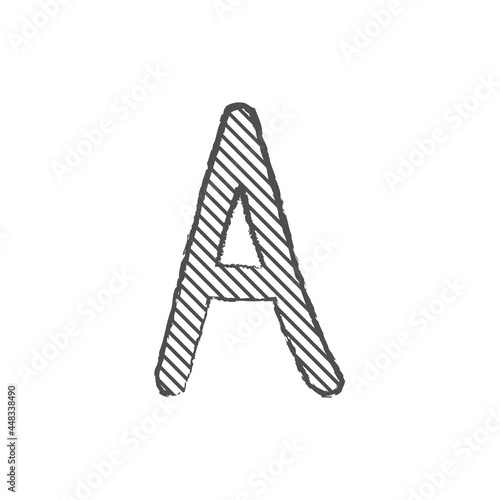 手描き風のA、よくあるご質問、FAQ、クイズ、回答、見出しのイラストセット