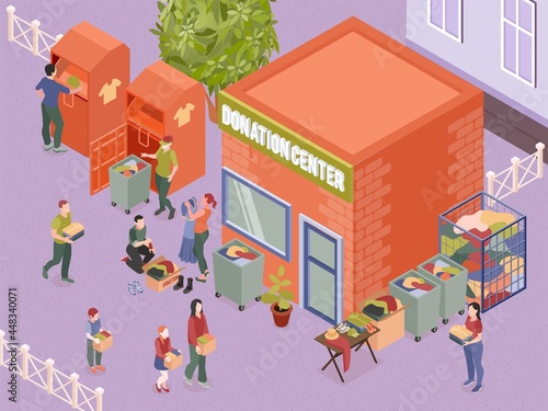 Clothes Donation Illustration